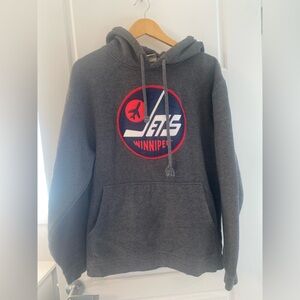 NHL Winnipeg Jets Hoodie Grey Men’s Large
